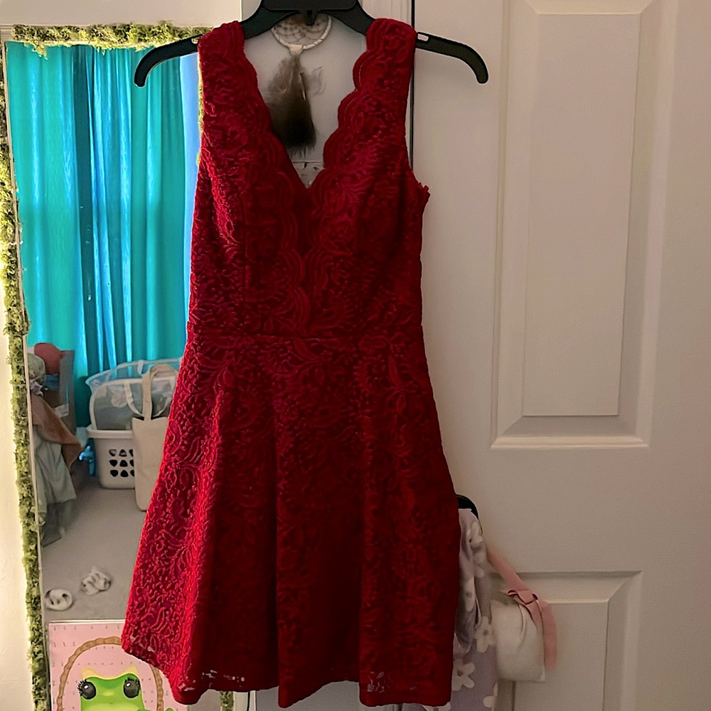 Red formal dress - Homecoming/Prom
Bought from Macy’s, Brand City Studio